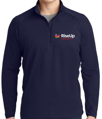 RiseUp Partnership 1/4 Zip Pull Over - Image 3