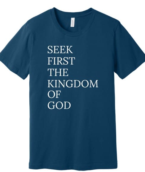First Covenant Church T-shirt with "SEEK FIRST" design - Image 7