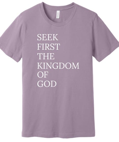 First Covenant Church T-shirt with "SEEK FIRST" design - Image 5