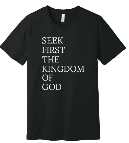 First Covenant Church T-shirt with "SEEK FIRST" design - Image 2