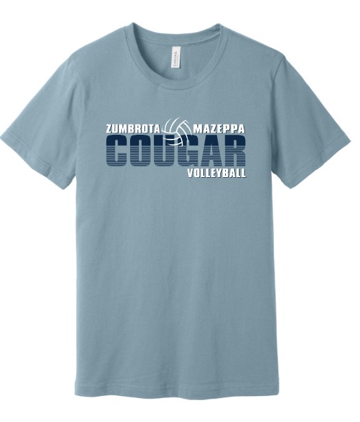 Zumbrota-Mazeppa Cougar Volleyball Vintage T-shirt
