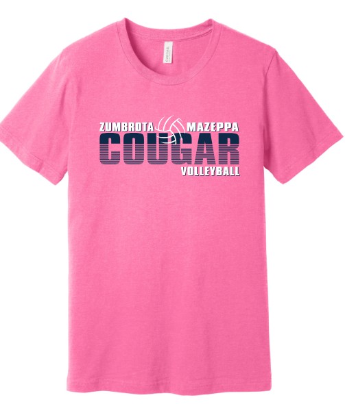Zumbrota-Mazeppa Cougar Volleyball YOUTH T-shirt