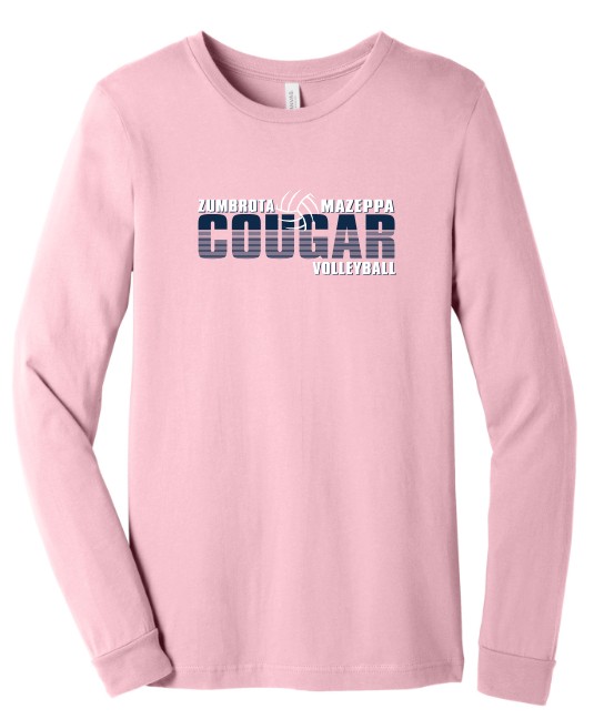 Zumbrota-Mazeppa Cougar Volleyball Long Sleeve Tee - Image 5