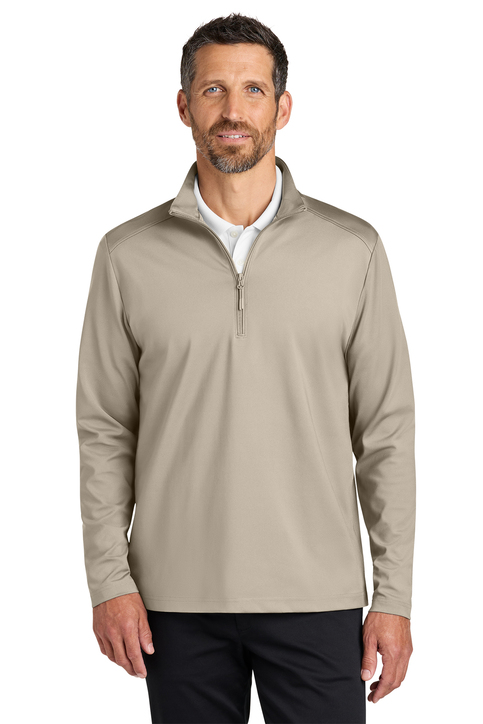 Tiger Pride Adult C-FREE® Double Knit 1/4-Zip - Image 2