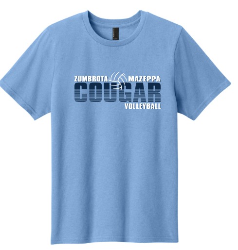 Zumbrota-Mazeppa Cougar Volleyball YOUTH BASIC T-shirt