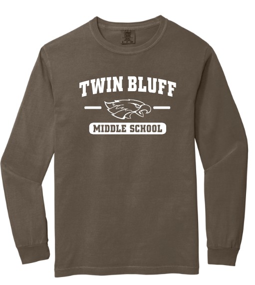 Twin Bluff Middle School Heavyweight Long Sleeve Tee - Image 3