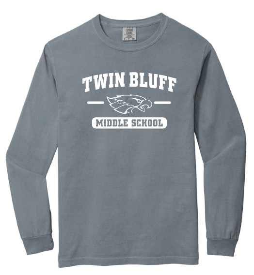 Twin Bluff Middle School Heavyweight Long Sleeve Tee - Image 4
