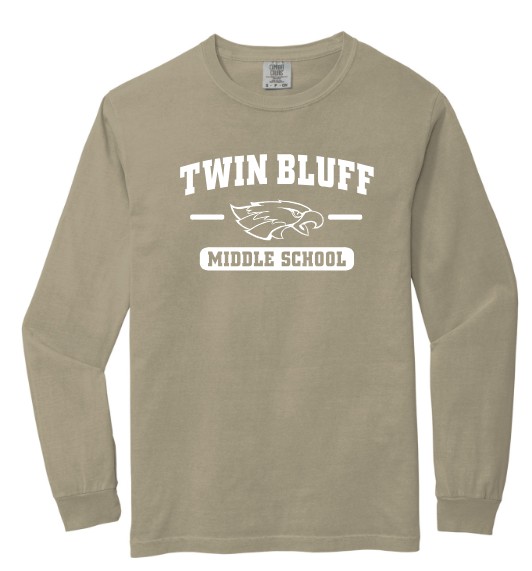 Twin Bluff Middle School Heavyweight Long Sleeve Tee - Image 5