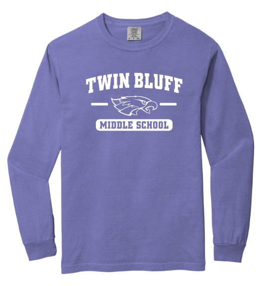 Twin Bluff Middle School Heavyweight Long Sleeve Tee - Image 6