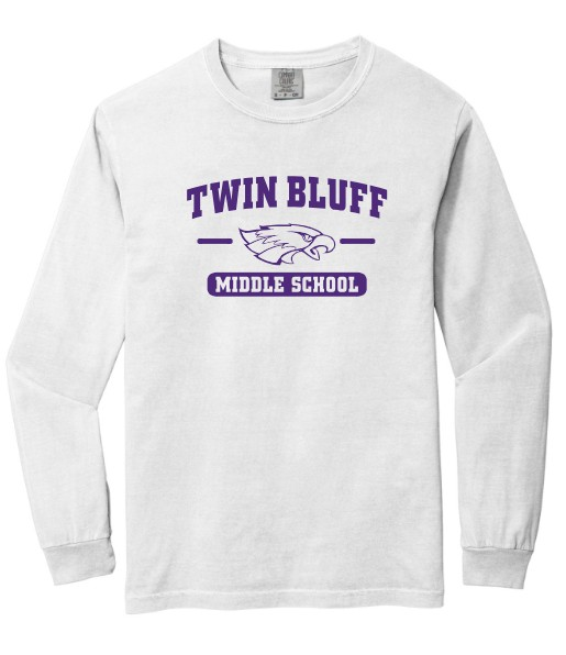 Twin Bluff Middle School Heavyweight Long Sleeve Tee - Image 7