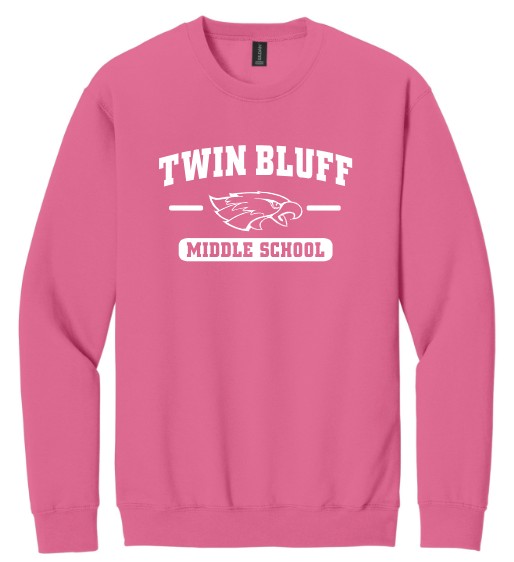 Twin Bluff Middle School Softstyle Crewneck Sweatshirt - Image 7