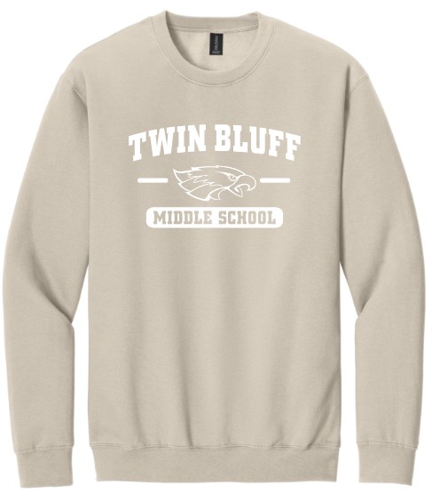 Twin Bluff Middle School Softstyle Crewneck Sweatshirt - Image 5