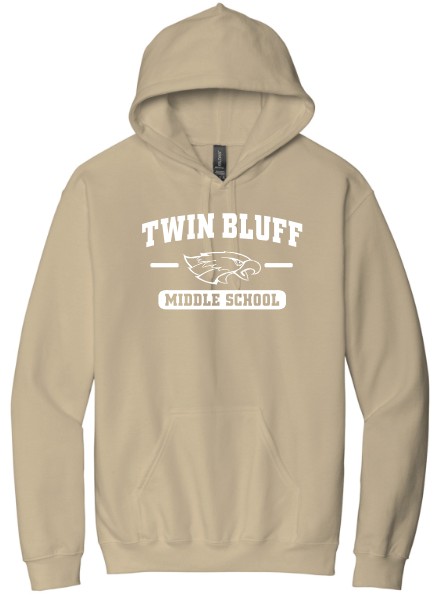 Twin Bluff Middle School Softstyle Hooded Sweatshirt - Image 3
